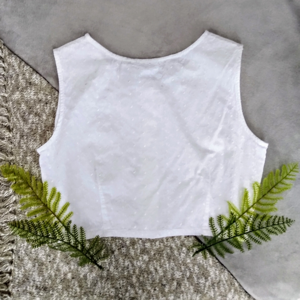 Vintage Arizona Jean Company Embroidered Crop Top - Picture 4 of 7